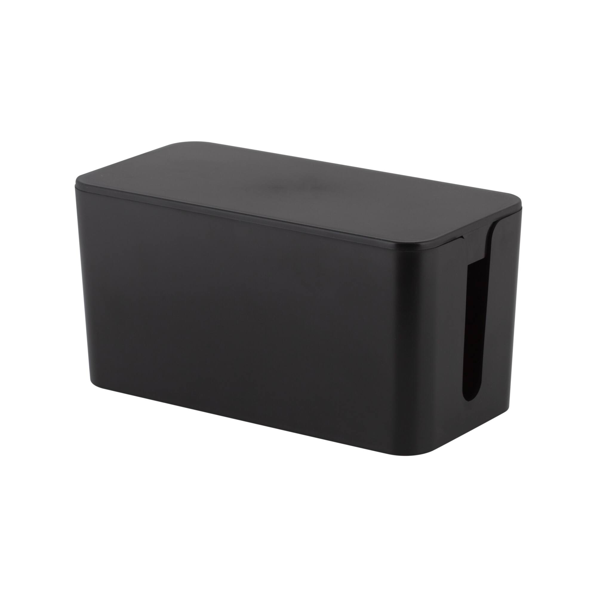 Simplify Black Cable Organizer Boxes, 2ct.